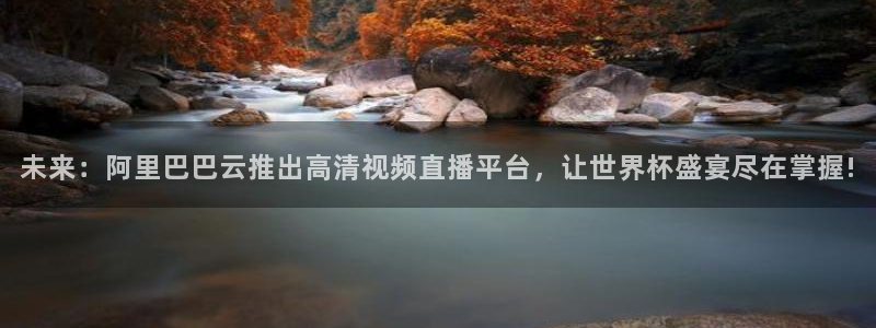  未来：阿里巴巴云推出高清视频直播平台，让世界杯盛宴尽在掌握!