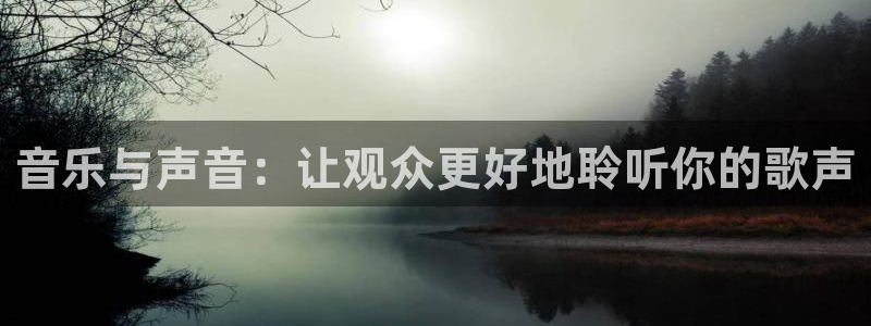 玩球直播nba：音乐与声音：让观众更好地聆听你的歌声