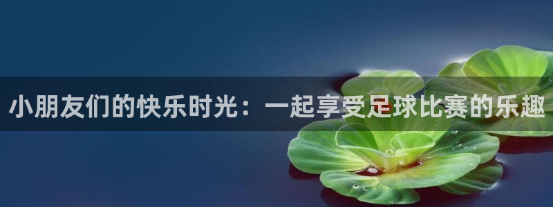 小朋友们的快乐时光：一起享受足球比赛